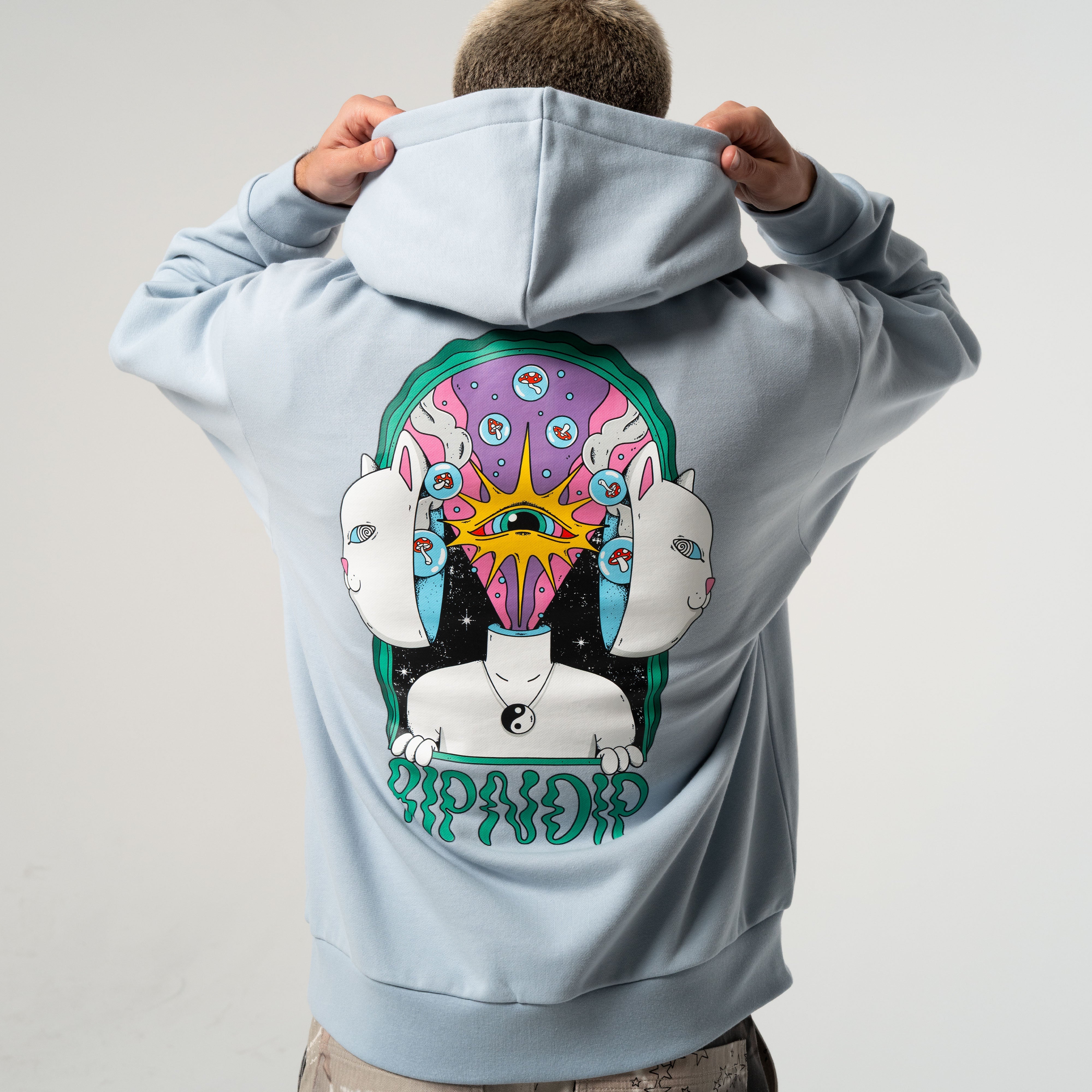 RIPNDIP Mind Games Hoodie (Powder Blue)