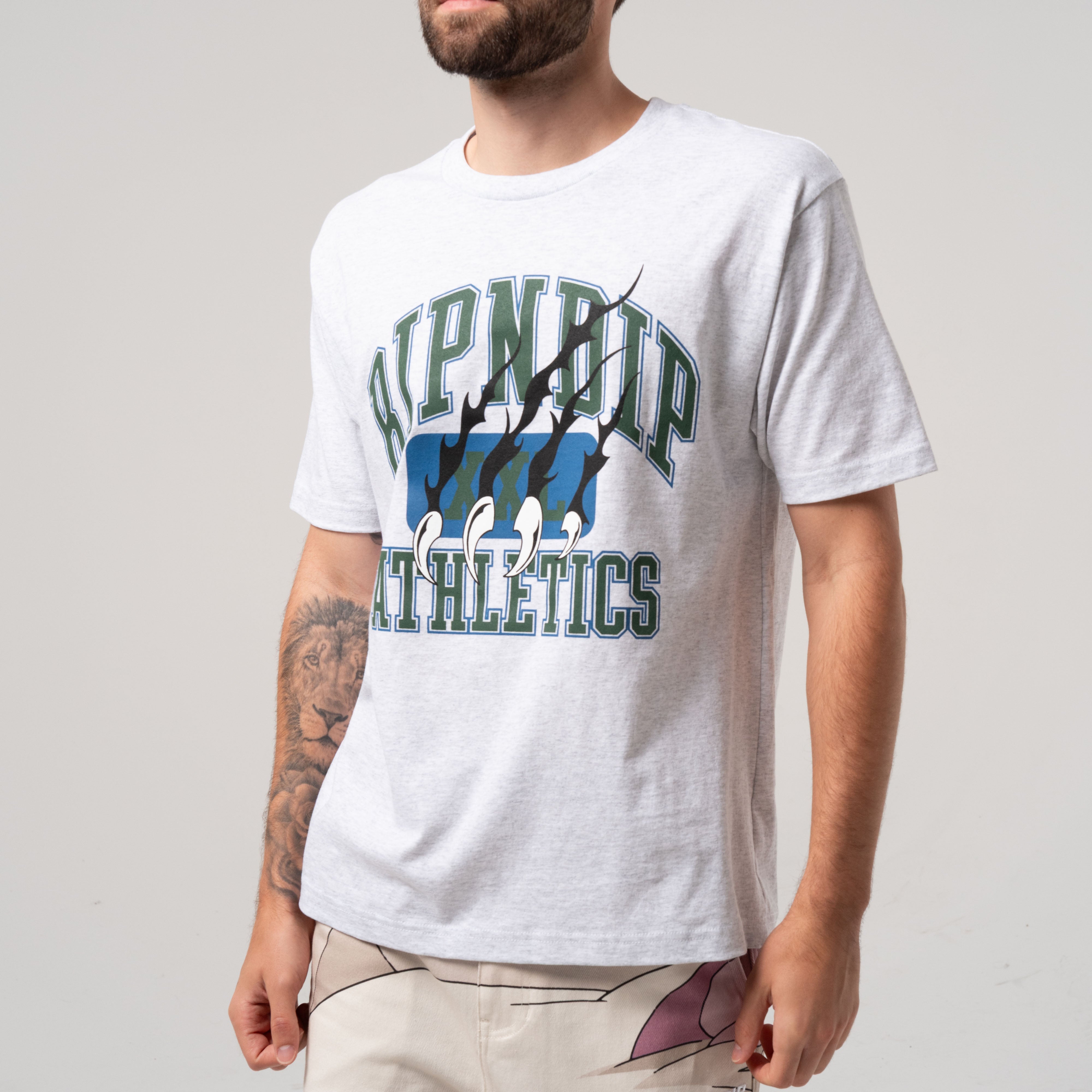RIPNDIP Ripndip Athletics Tee (Ash Heather)