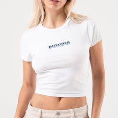 RIPNDIP Rich Spirit Cropped Baby Tee (White)