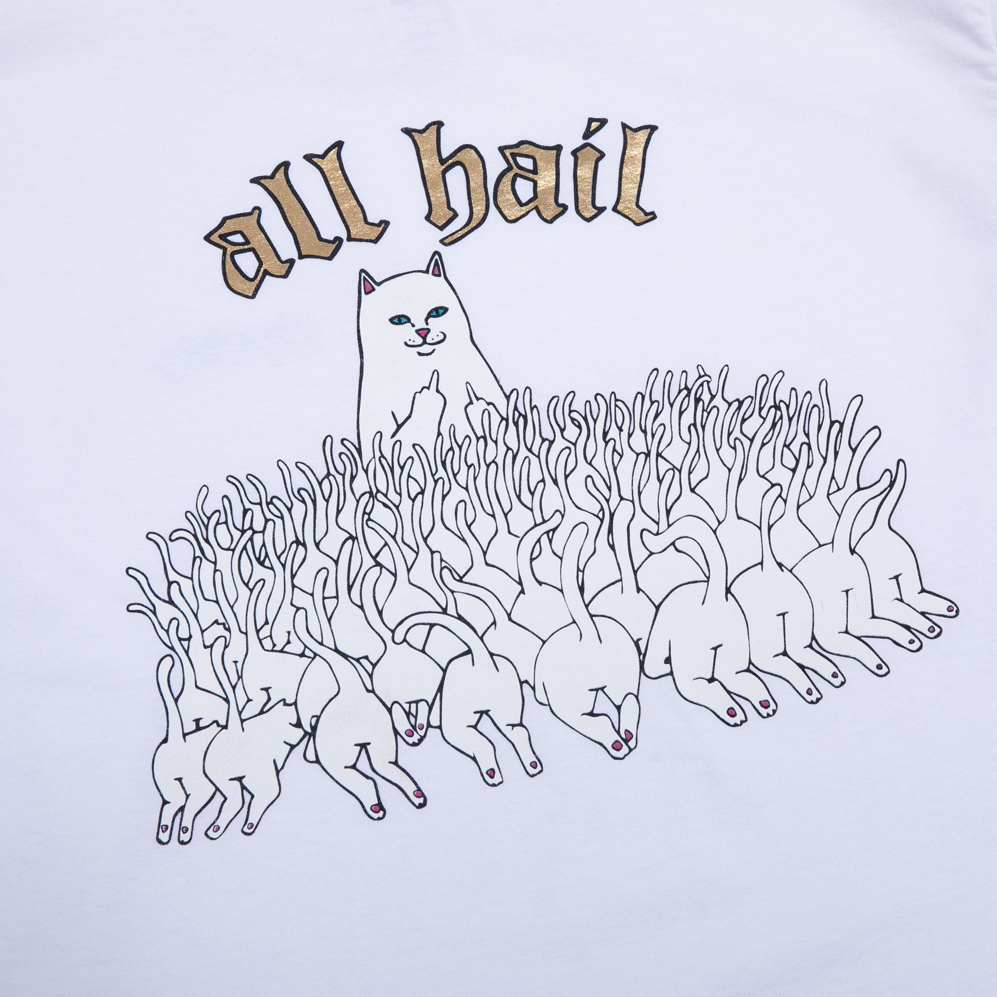 RipNDip All Hail L/S (White)