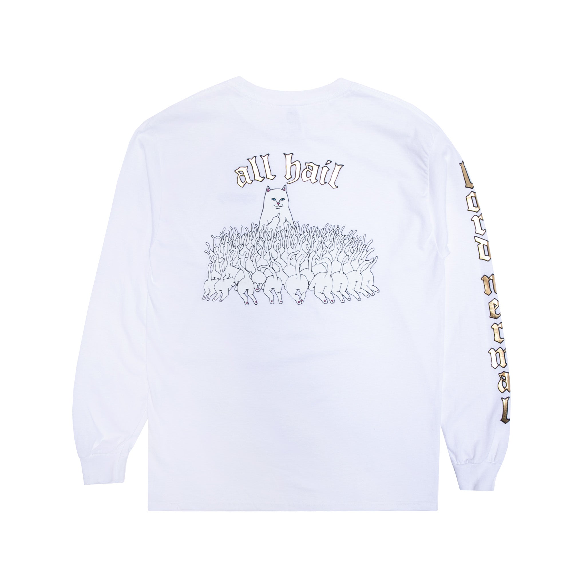 RipNDip All Hail L/S (White)