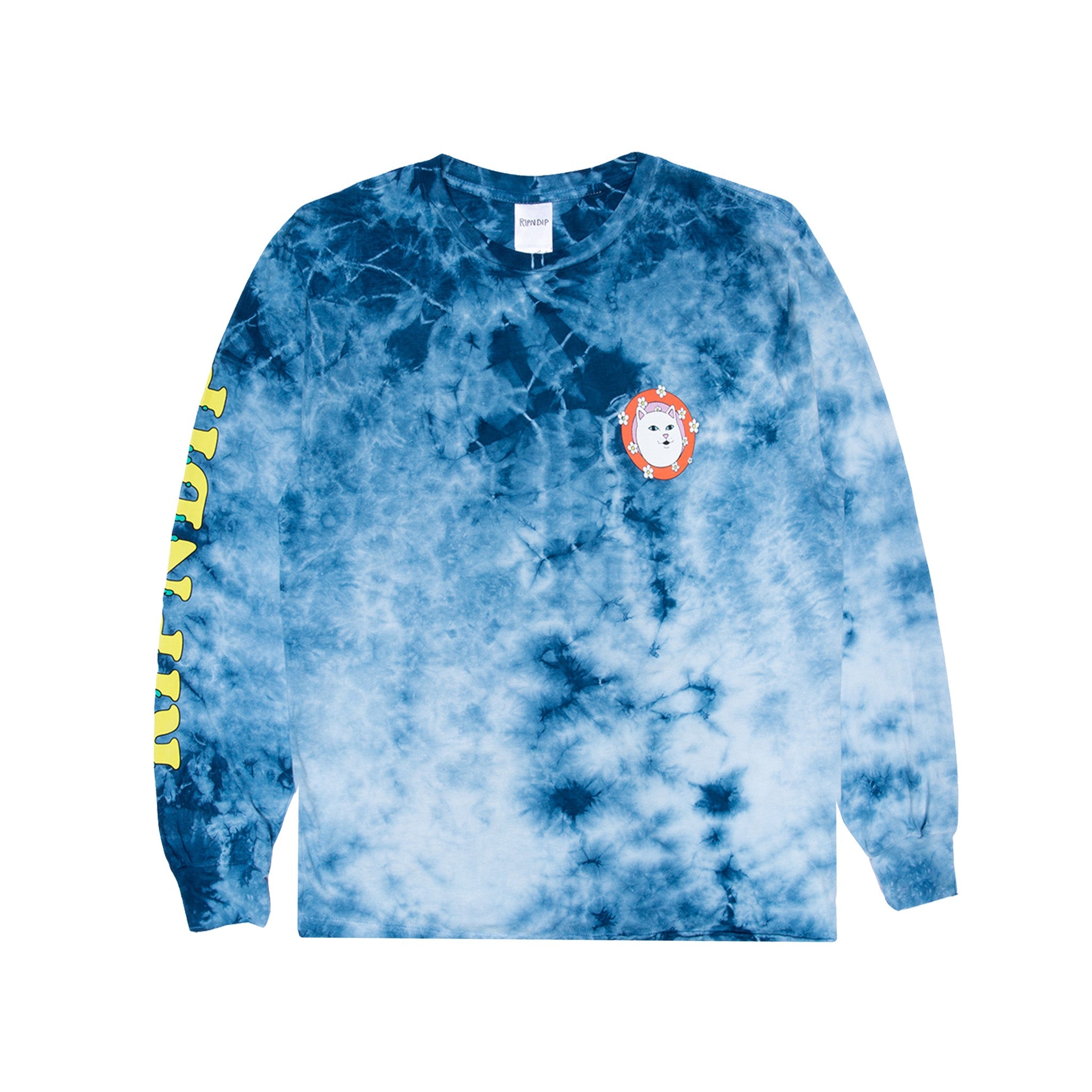 RIPNDIP Step Into The Wild Long Sleeve (Navy Lightning Wash)