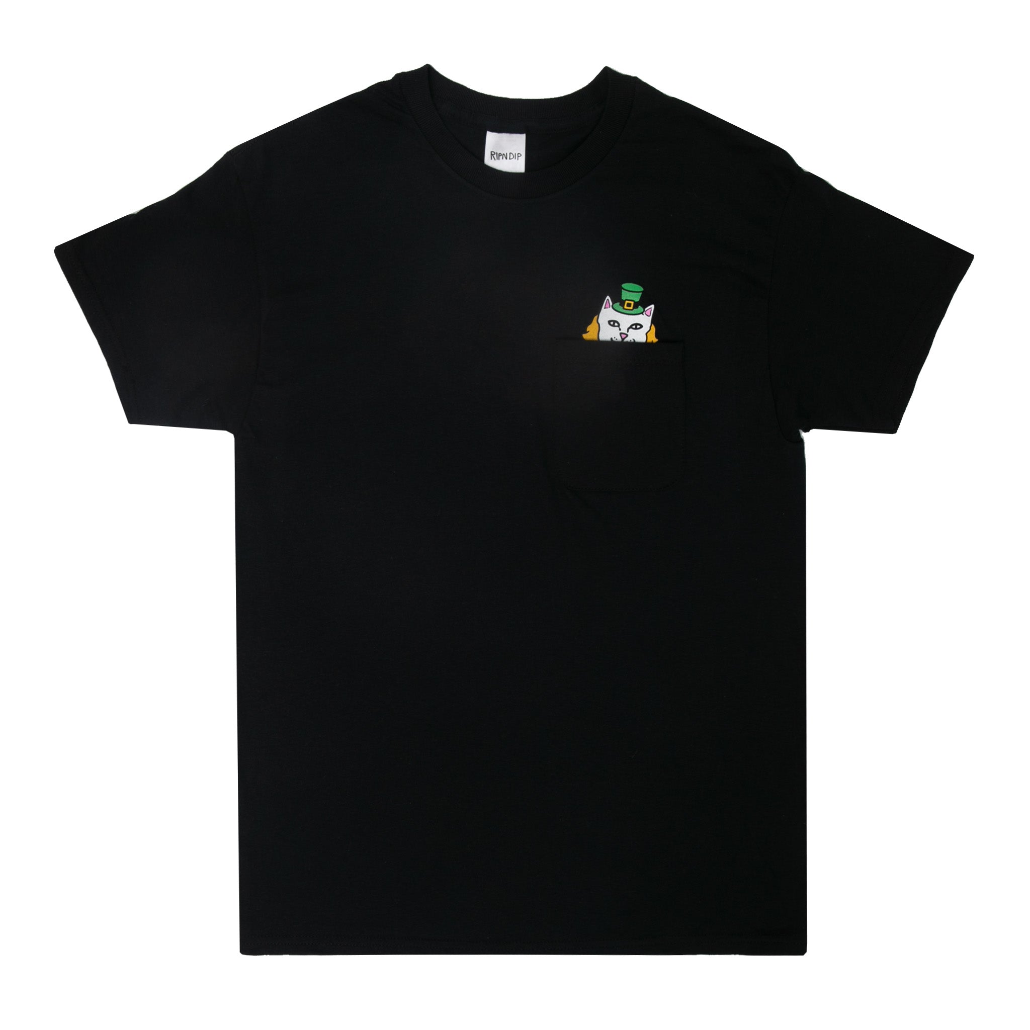 RIPNDIP Luck of The Lord Nerm Pocket Tee (Black)