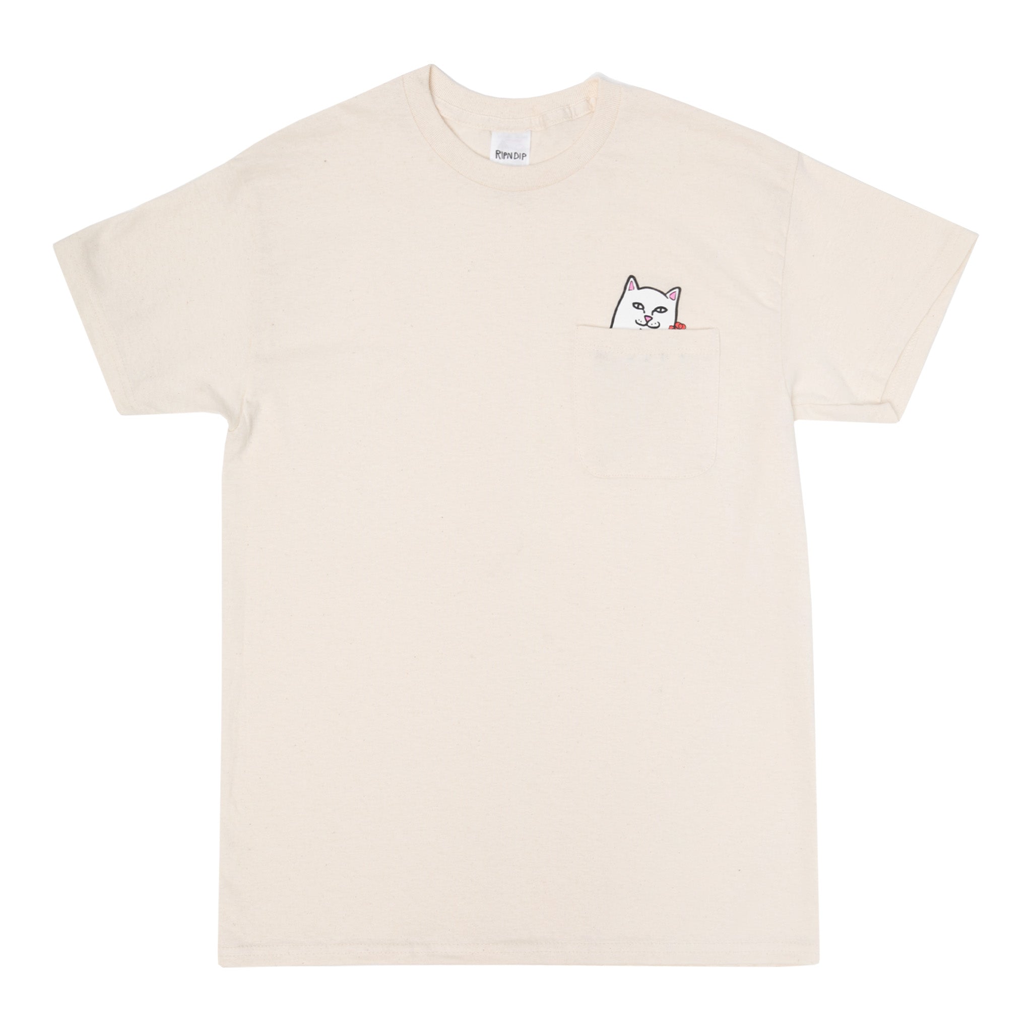 RIPNDIP Be Mine Nermal Pocket Tee (Natural)