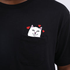RIPNDIP Lord Nermal Loves Pocket Tee (Black)