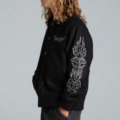 RIPNDIP Volt Varsity Jacket (Black)