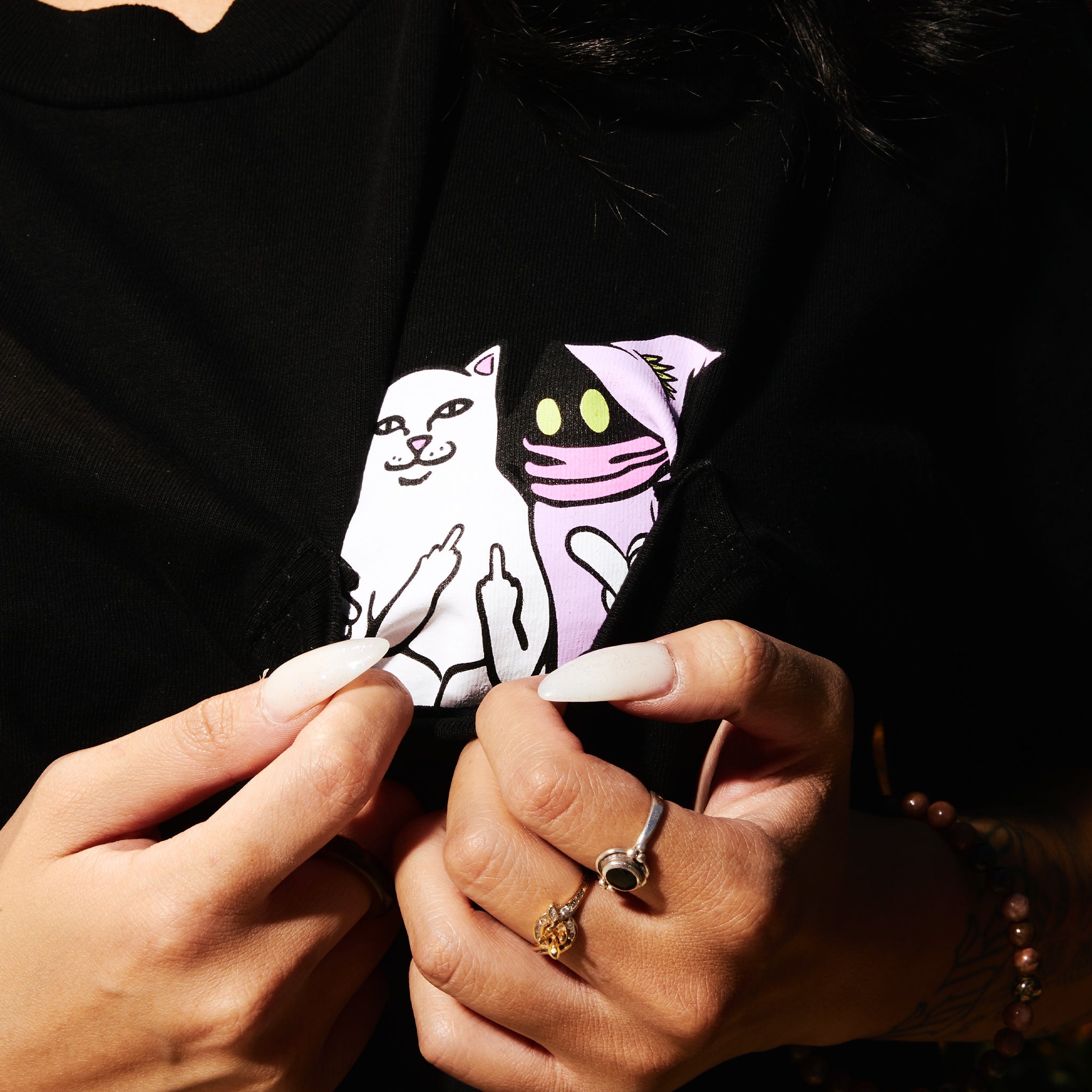 RIPNDIP Ripndip Wizard Trees BFF's Pocket Tee (Black)