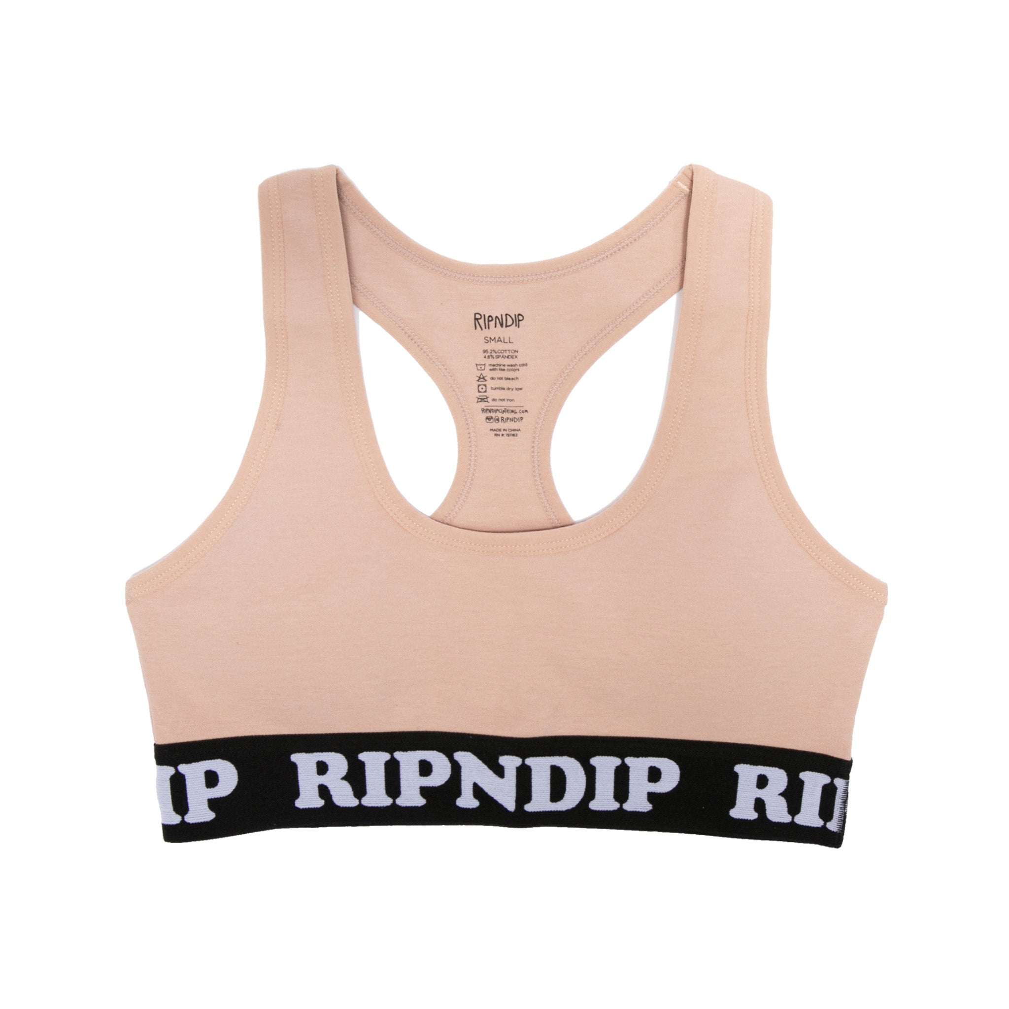 RIPNDIP Peeking Nermal Sports Bra (Blush)