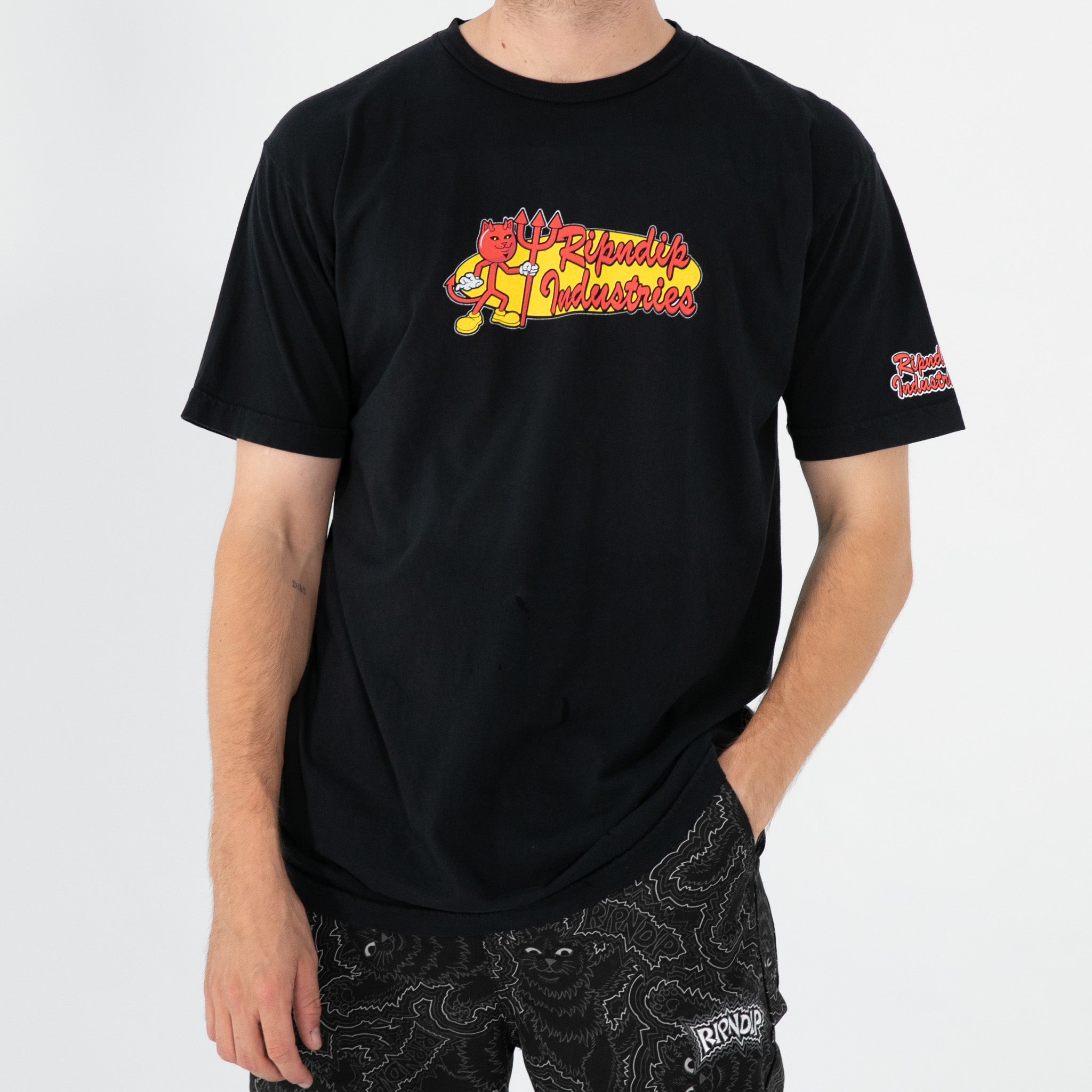RIPNDIP Ripndip Industries Tee (Vintage Black)